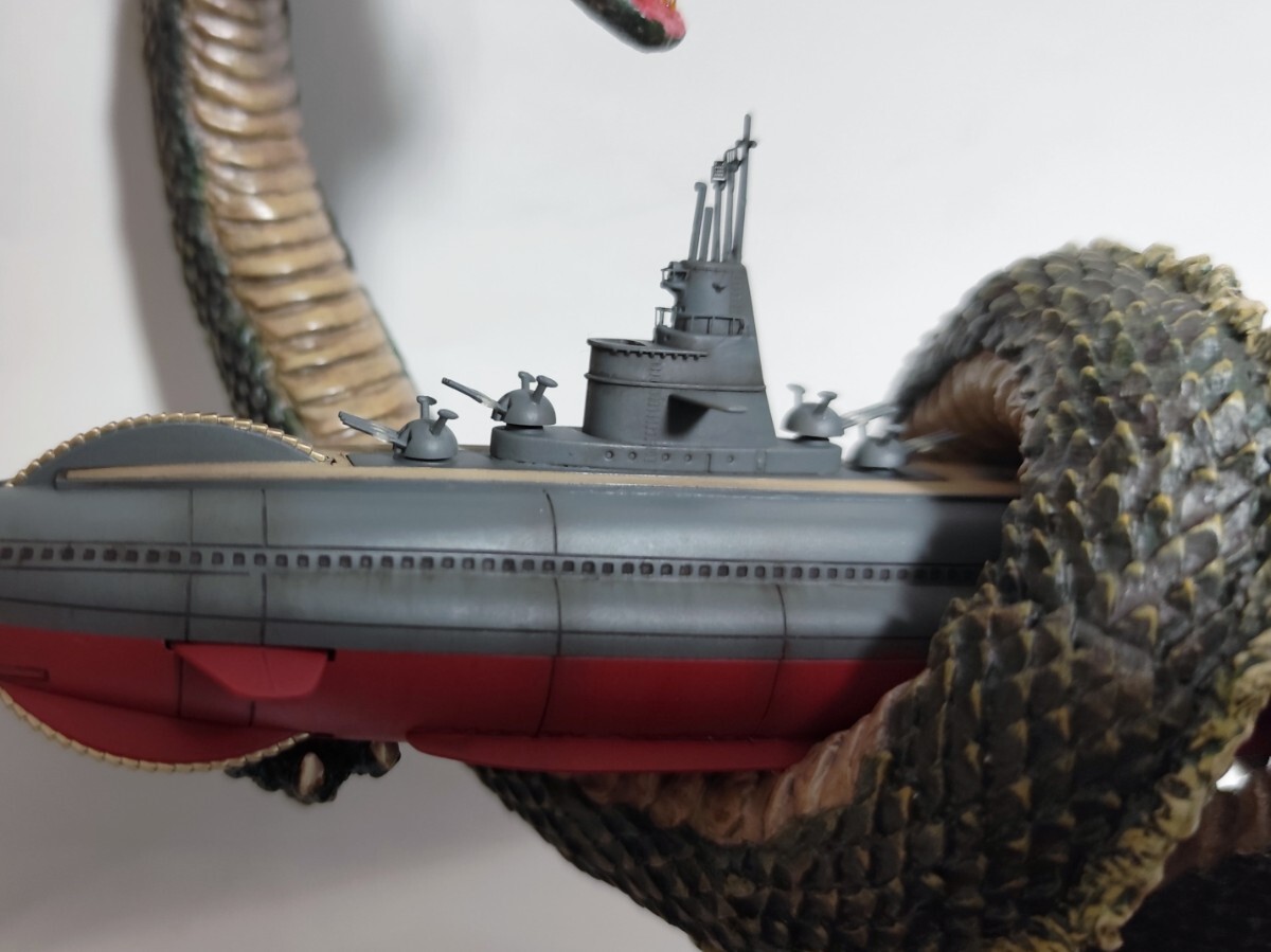 フジミ 1/700 海底軍艦 轟天号VSマンダ 完成品(ゴジラ、怪獣)｜売買
