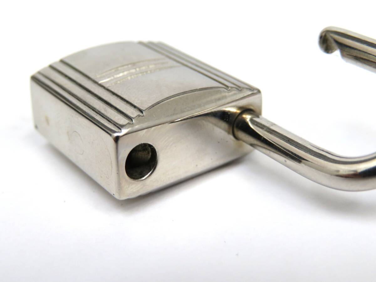 85631 HERMES エルメス カデナ 南京錠 パドロック シルバーカラー No