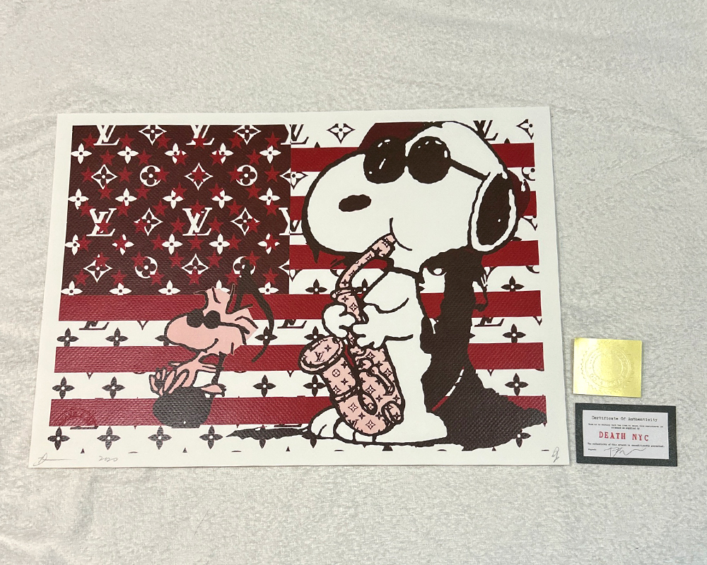 Yahoo!オークション - 世界限定100枚 DEATH NYC スヌーピー SNOOPY ヴ