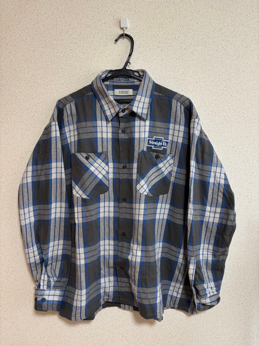 RADIALL straight up コラボ シャツ Lサイズ THE BONEZ dragon ash 降