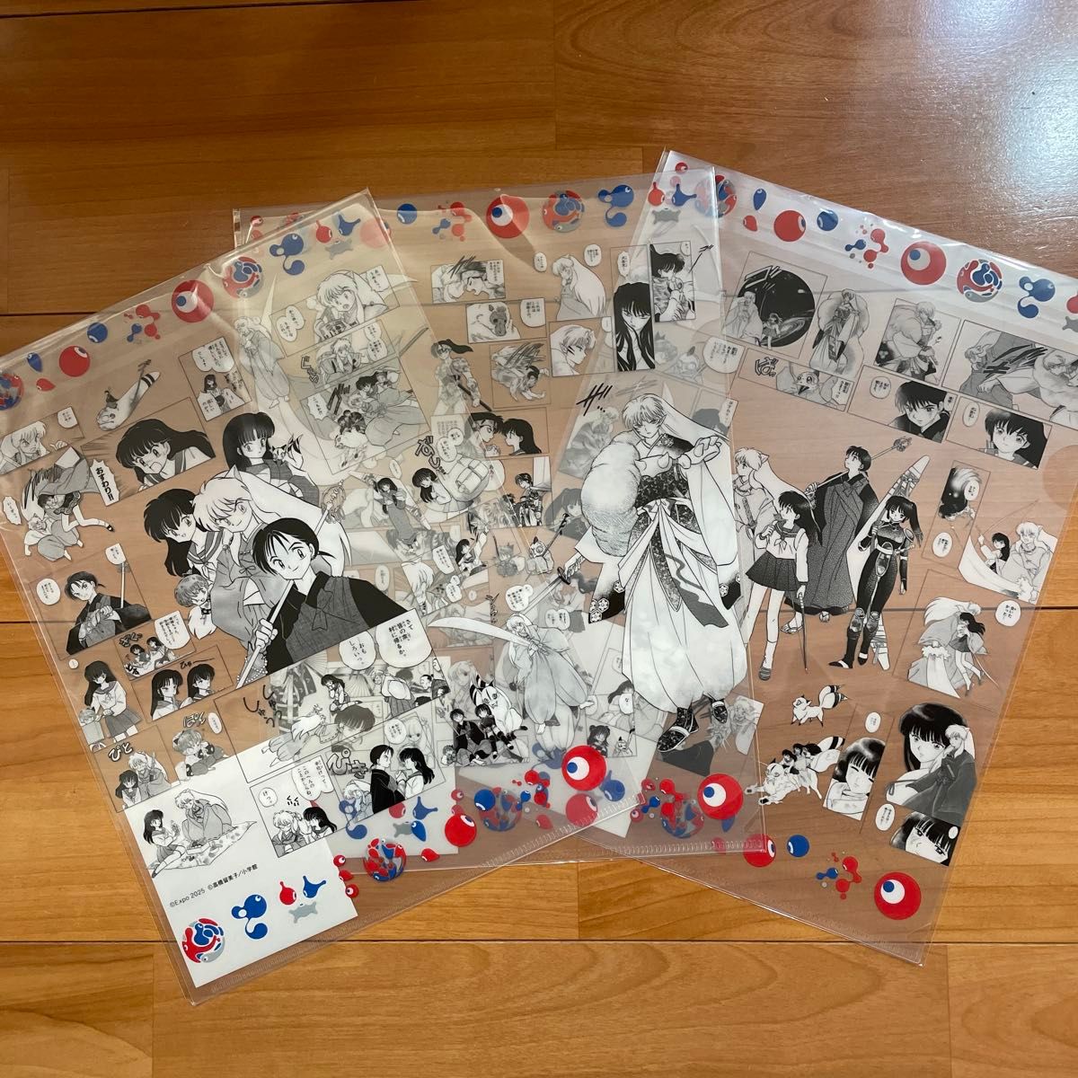 犬夜叉 ファミリーマート クリアファイル かごめ 殺生丸 犬夜叉 犬夜叉