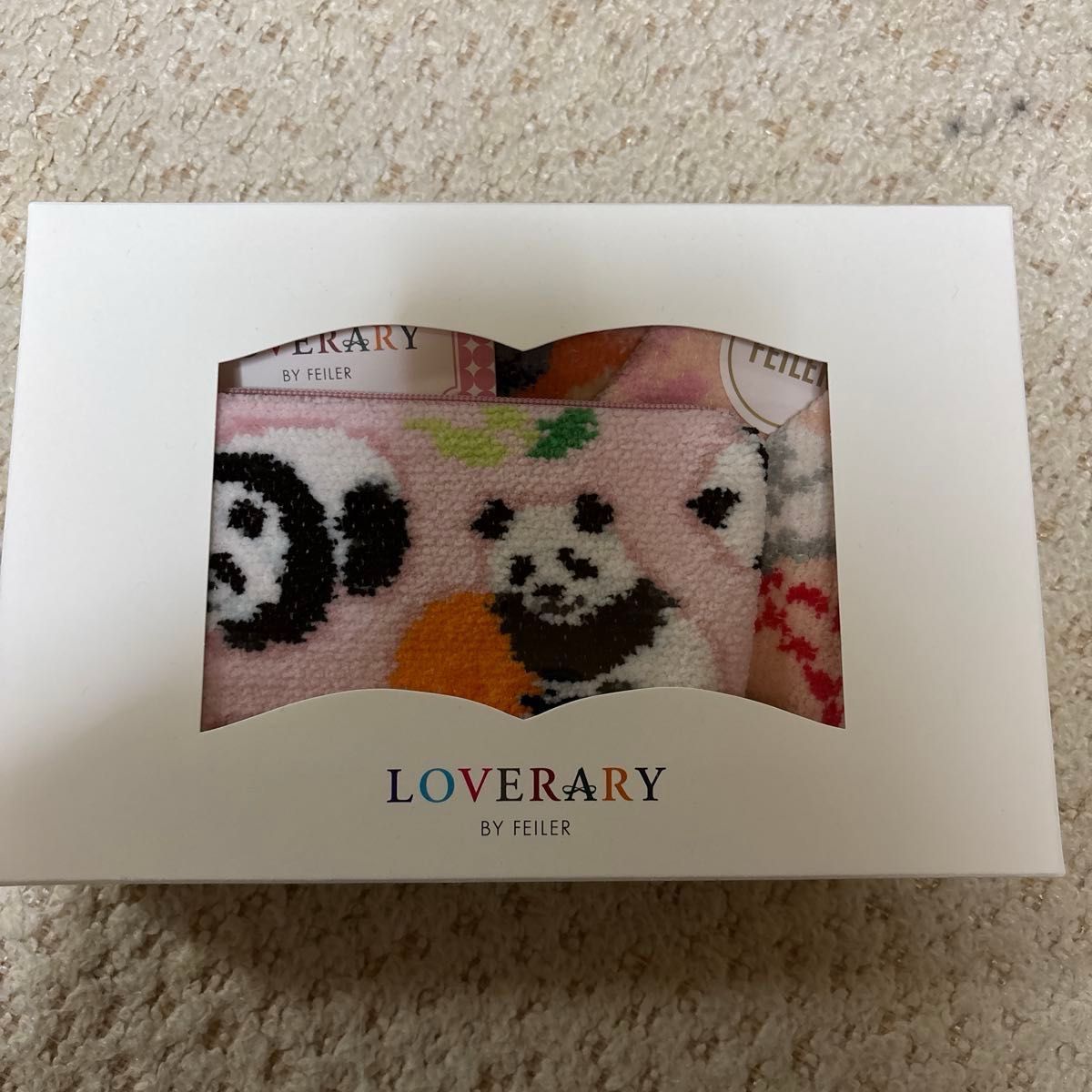 新品未使用 FEILER フェイラー ラブラリー コロコロパンダポーチと