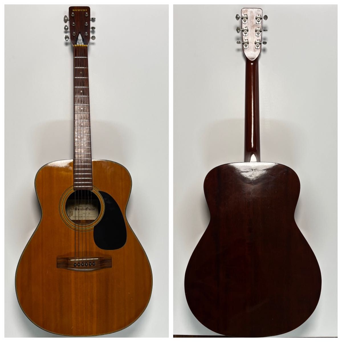 名器 SUZUKI VIOLIN F-130L アコースティックギター1970年 名器 SUZUKI