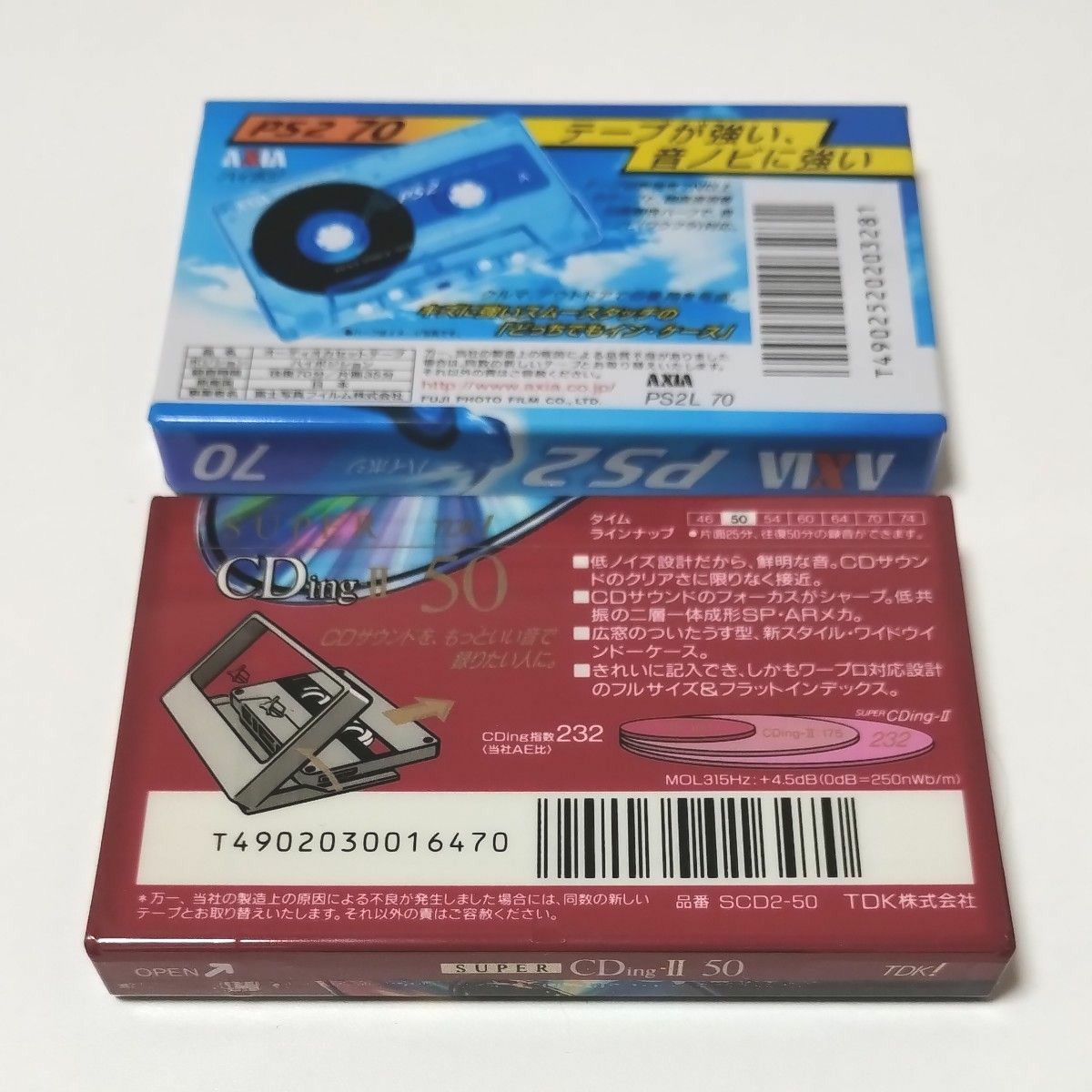 未使用 カセット テープ ハイポジ まとめ 4本セット TDK CDing SONY