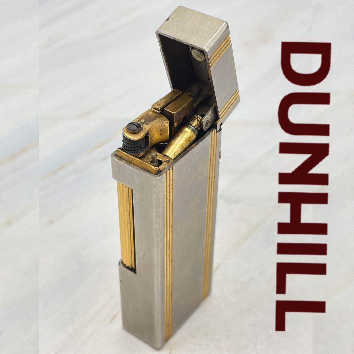 dunhill ダンヒル ローラー ガスライター ライター ゴールド シルバー
