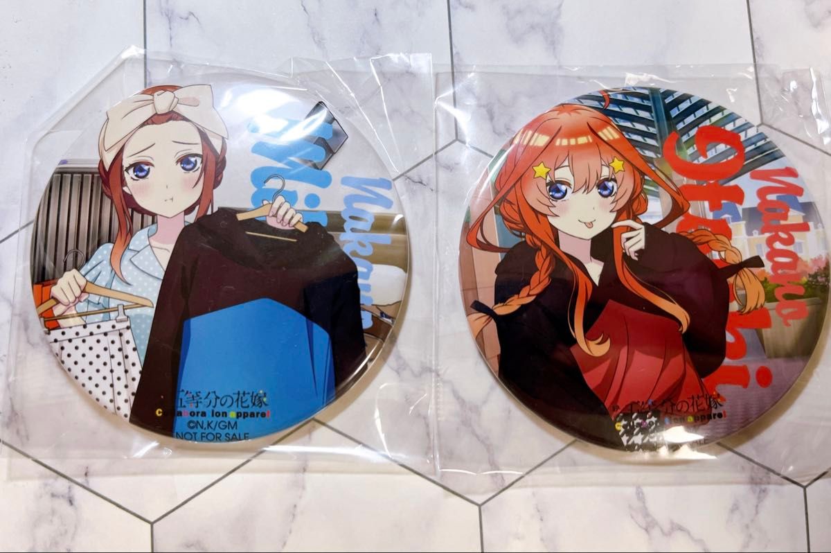 五等分の花嫁 アパレル 缶バッジ 中野五月 五月 UGC購入特典