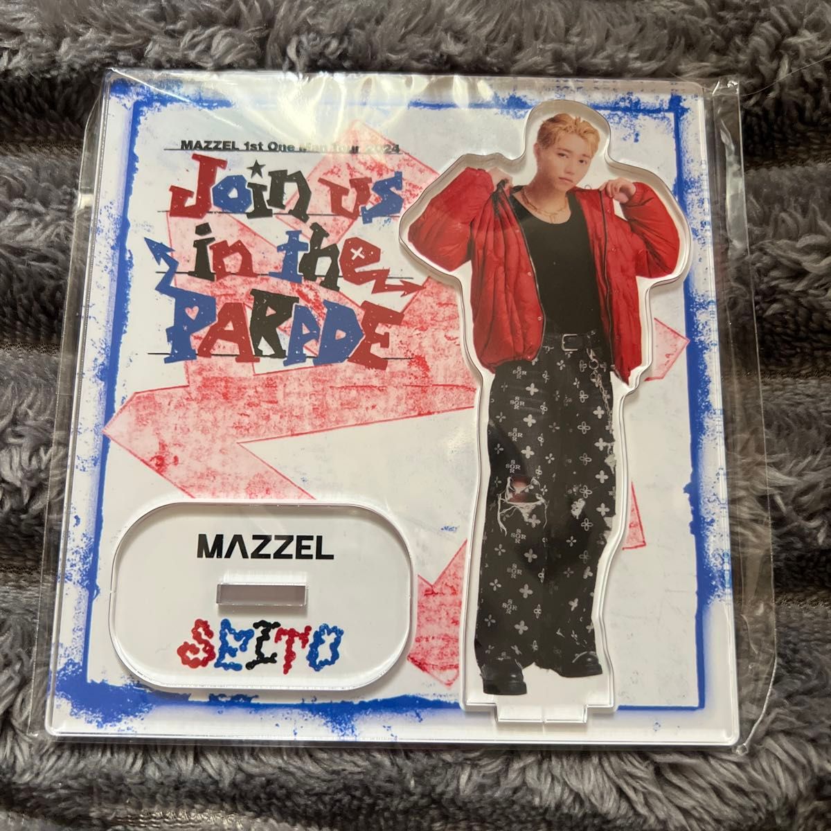 MAZZEL セイト SEITO アクスタ アクリルスタンド join us in the