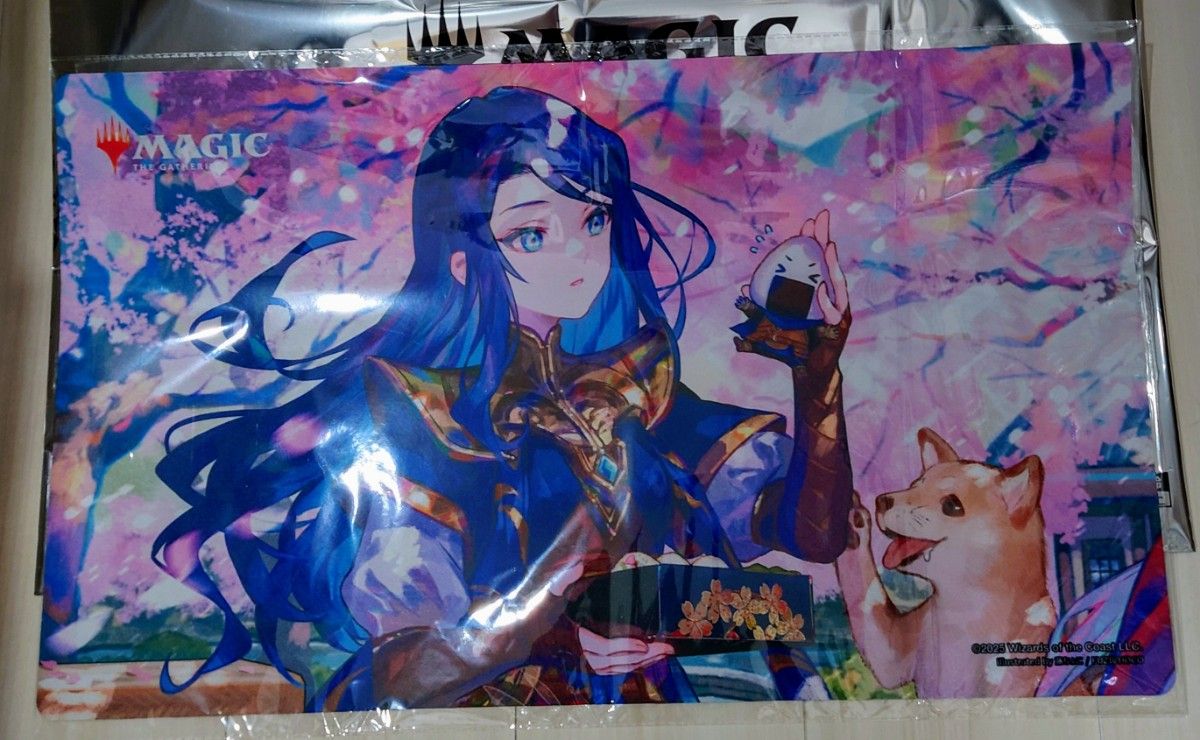 MTG 放浪皇のお花見キャンペーン スリーブ 50枚入り✕2個セット 藤