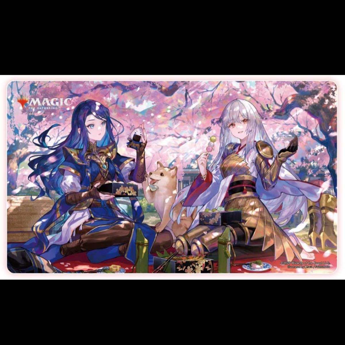 最安 MTGプレイマット 放浪皇のお花見 放浪皇ver 藤ちょこ mtg 放浪皇