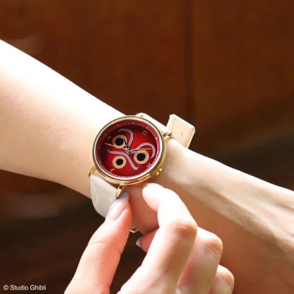 もののけ姫25周年記念 腕時計 サンのお面 特典付き どんぐり共和国限定