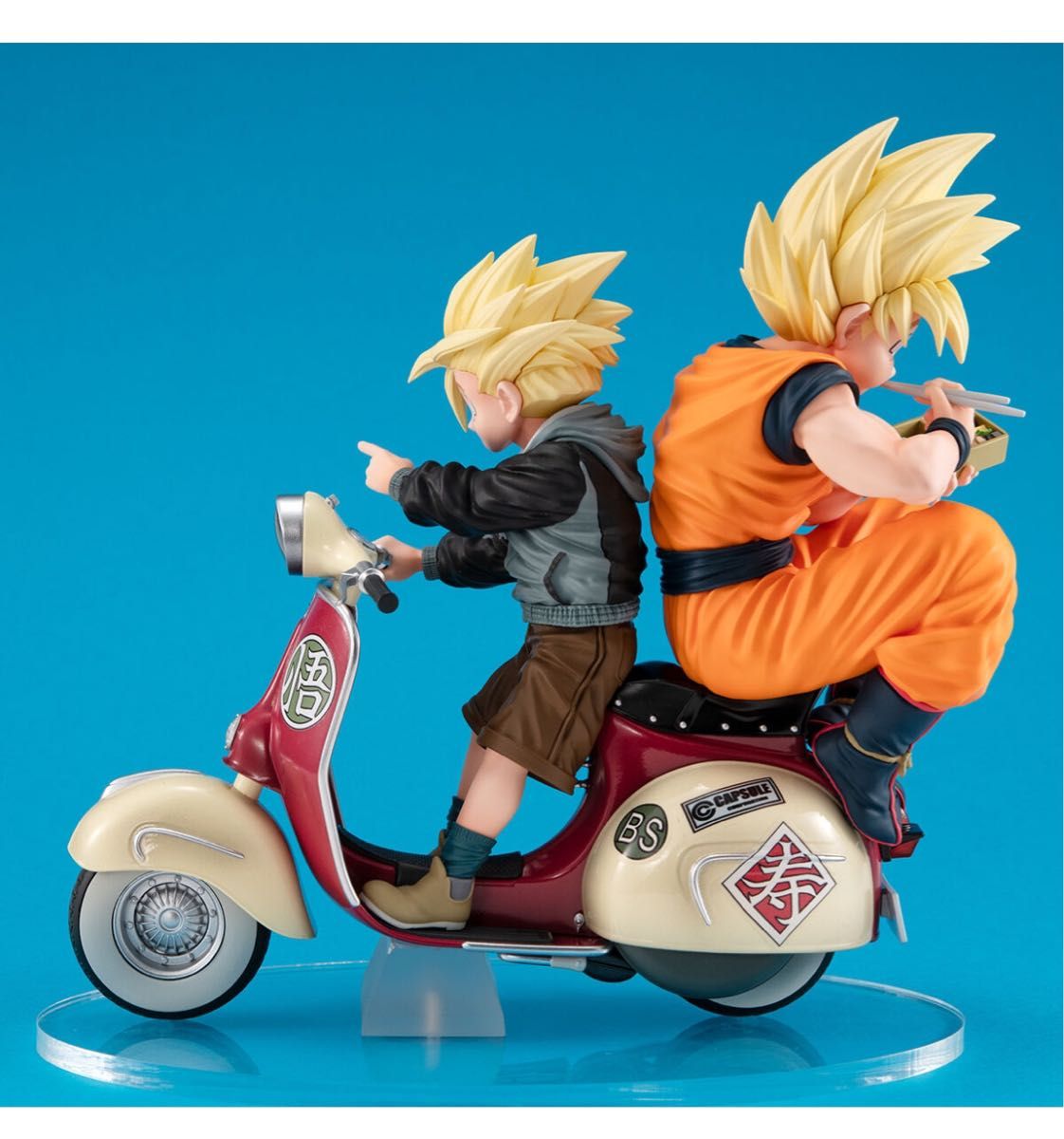 ドラゴンボールZ スーパーサイヤ人孫悟空＆スーパーサイヤ人孫悟飯＆バイク