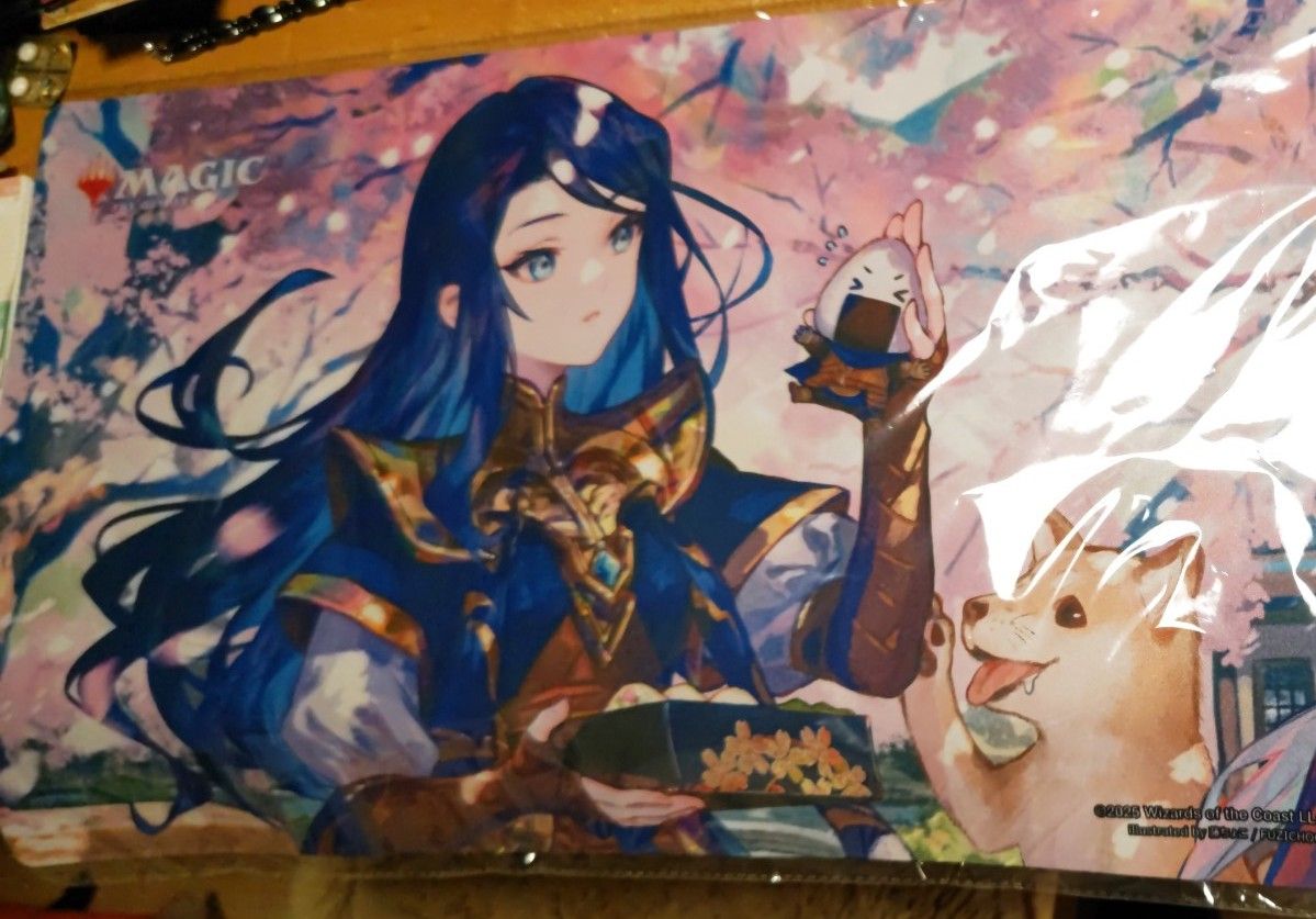 放浪皇のお花見 プレイマット 未開封 MTG 放浪皇のお花見 放浪皇 藤