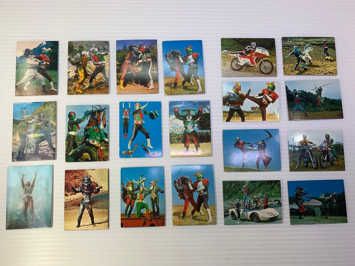 仮面ライダースナック 付属カード レンチキュラーカード 昭和 当時物