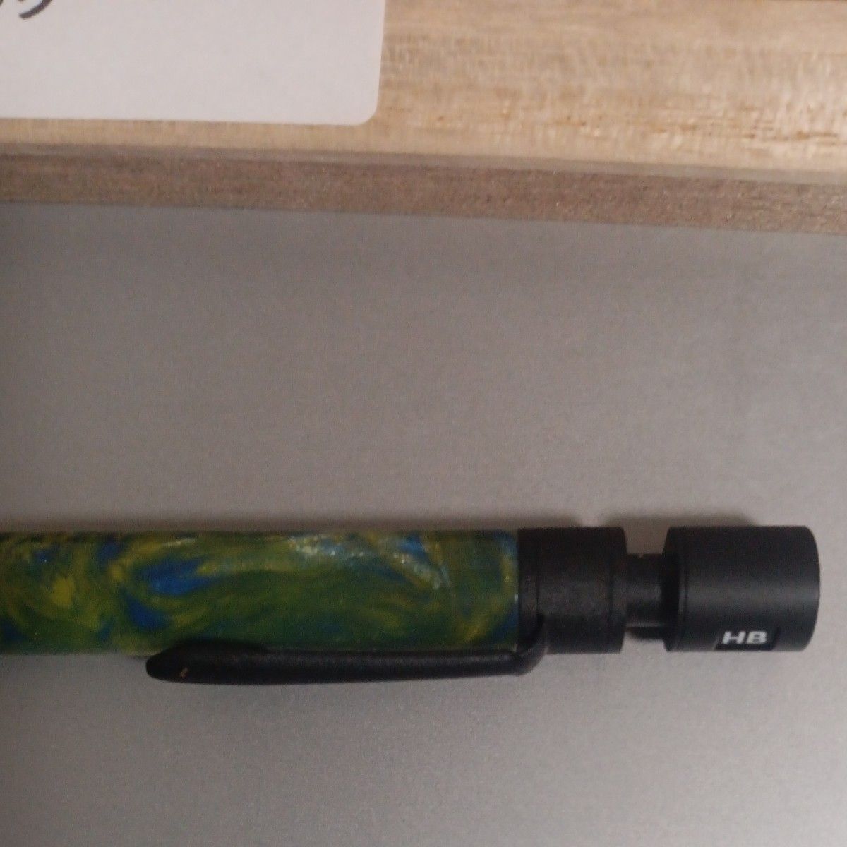 マーベラスウッド シャープペンシル マットブラック レジン 0 5mm