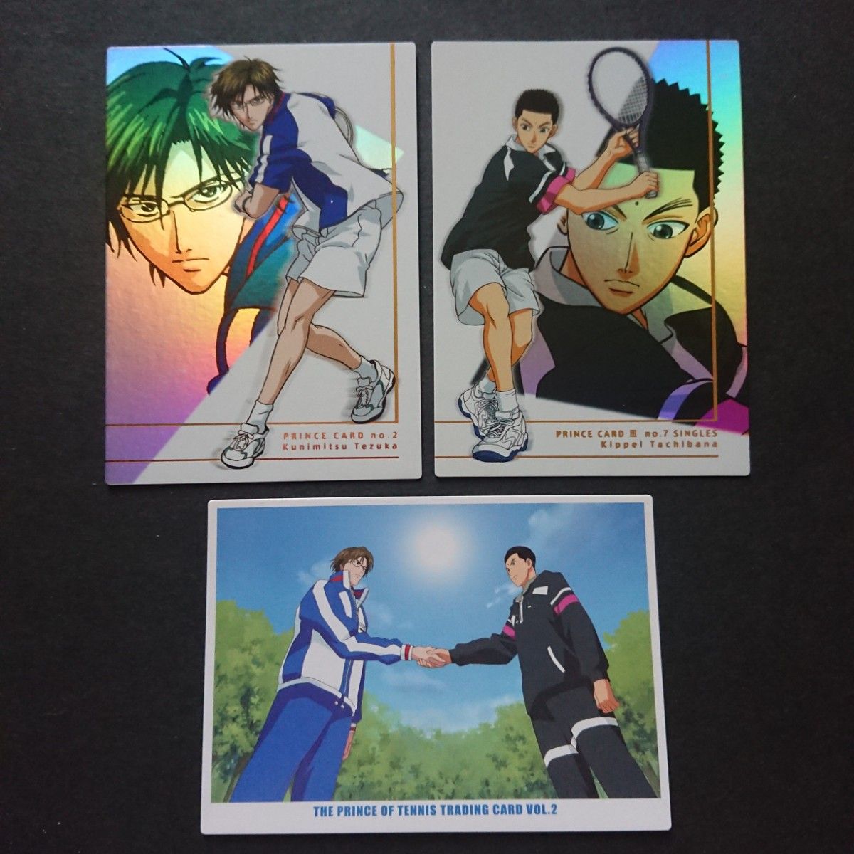 テニスの王子様 シャイニングクリア 8 レアクリアカード リョーマ 手塚