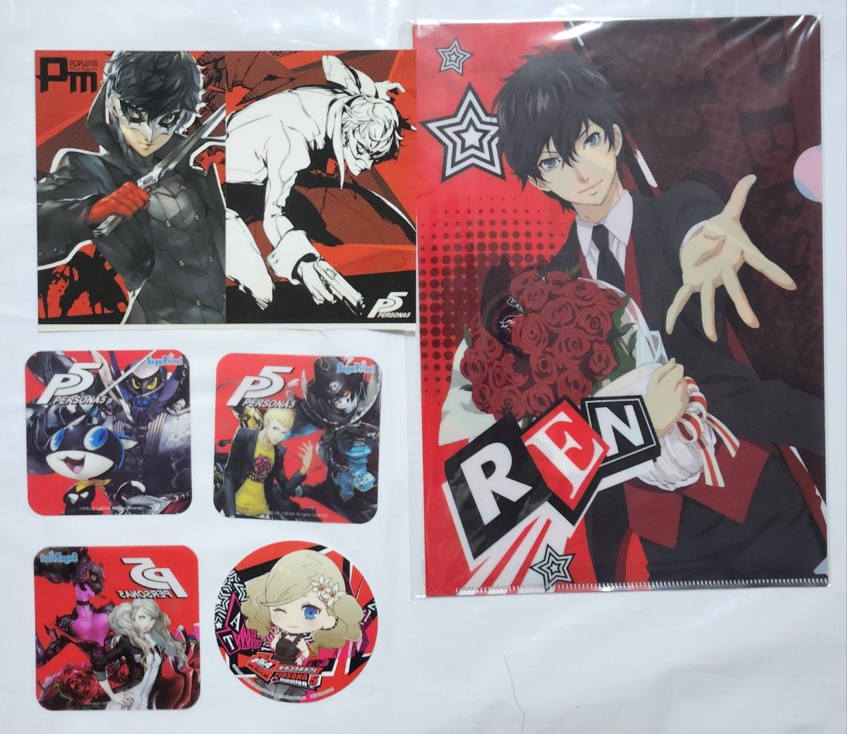 ペルソナ5 FiFS ステッカー ポストカード 主人公 ジョーカー ペルソナ5