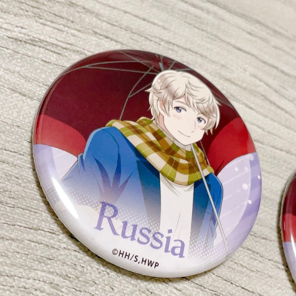 ロシア 缶バッジ ヘタリア World Stars WEBくじ 雨の日 セット まとめ