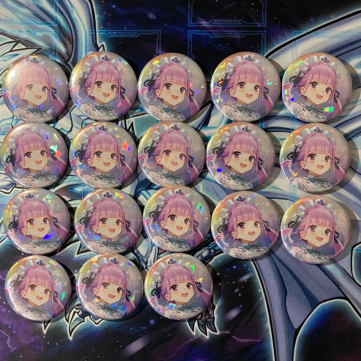 湊あくあ ホロライブ 5th Fes ホログラム缶バッジ ホロライブ 5th fes