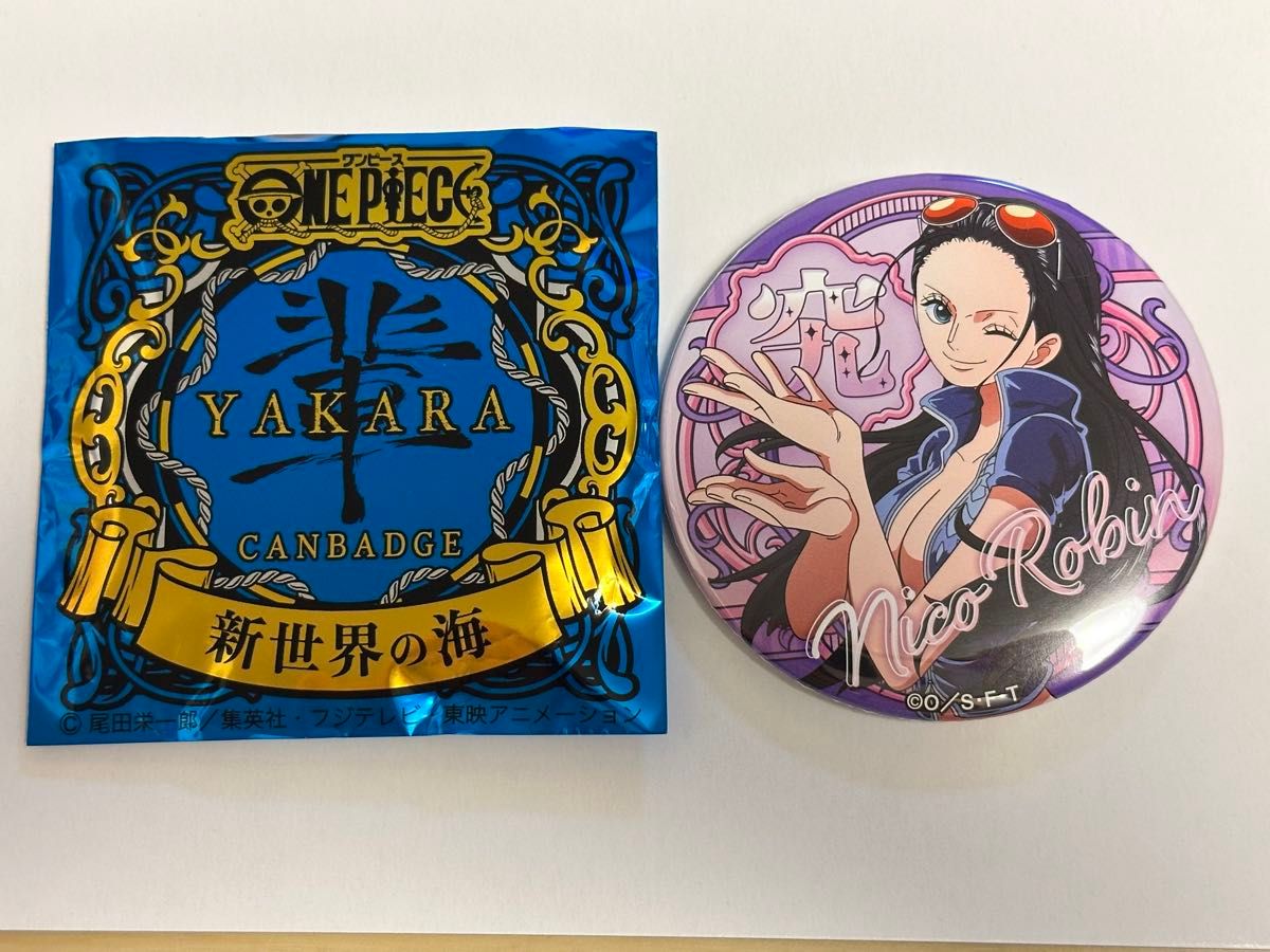 ONE PIECE ワンピース輩缶バッジ 新世界の海 ニコ・ロビン｜Yahoo