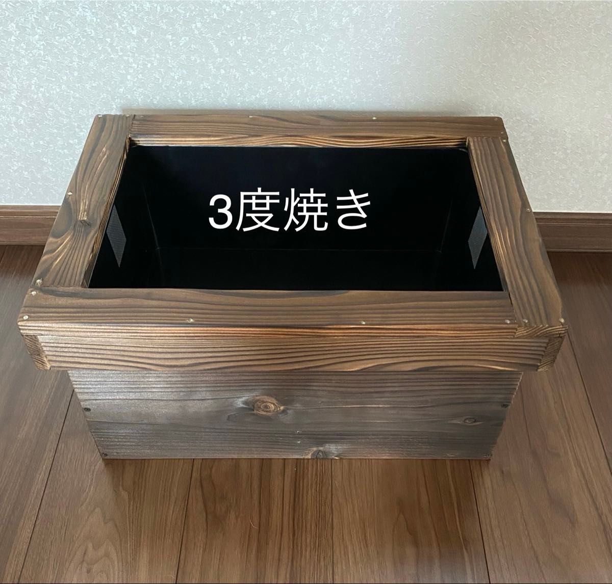 ビオトープ】 メダカ NVボックス22 +木枠+網付き蓋+オーバーフロー加工