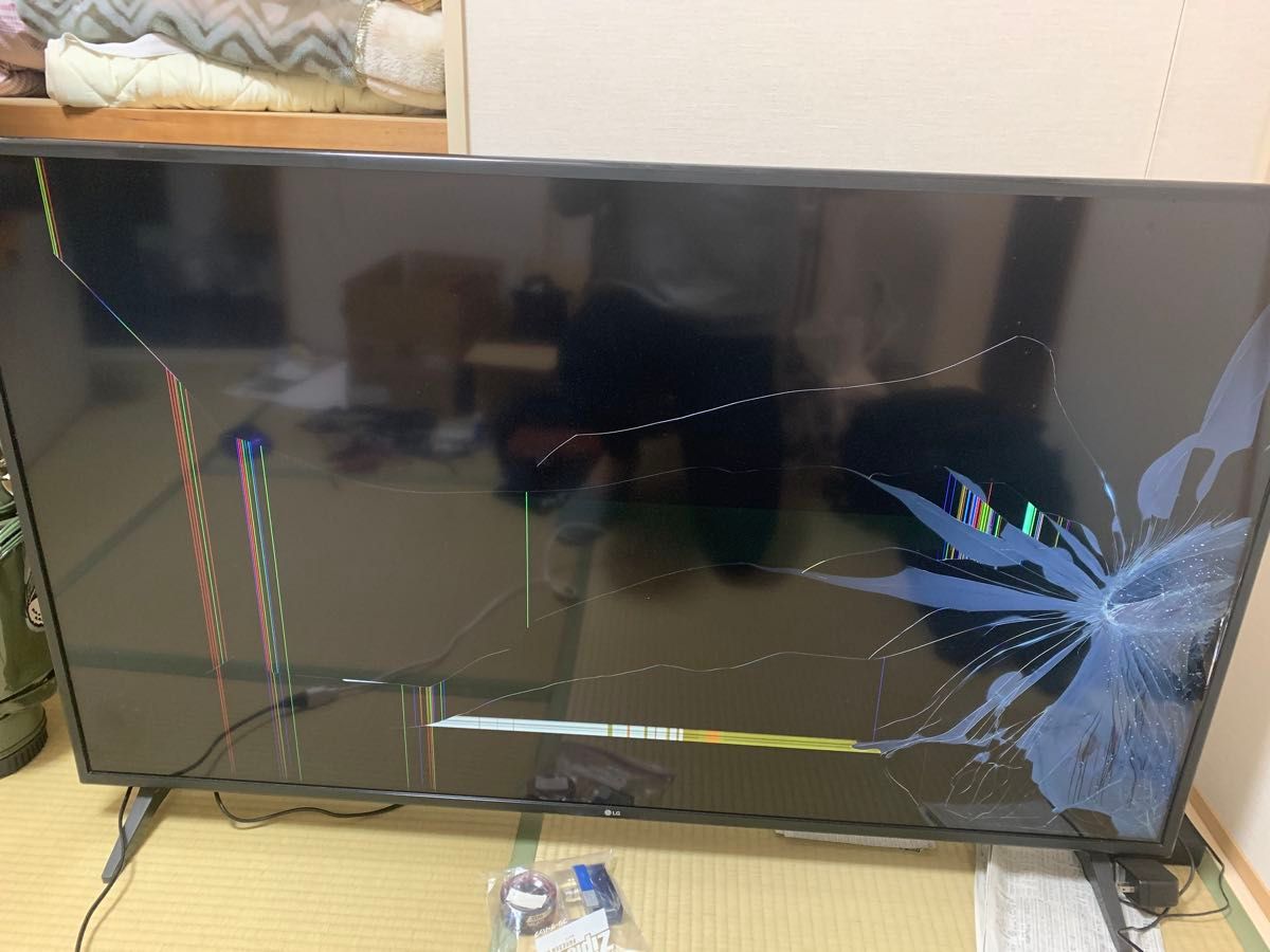 LG 60インチ テレビ 液晶割れ 部品取りに ジャンク｜Yahoo!フリマ（旧