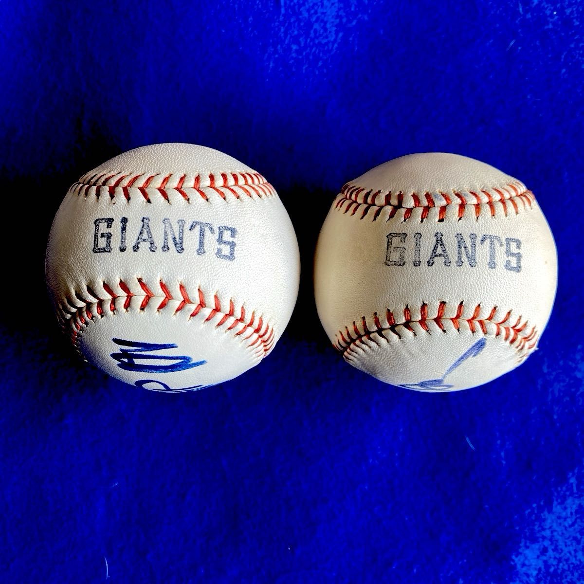 巨人寄せ書き直筆サインボール（長嶋、王、堀内、高田）