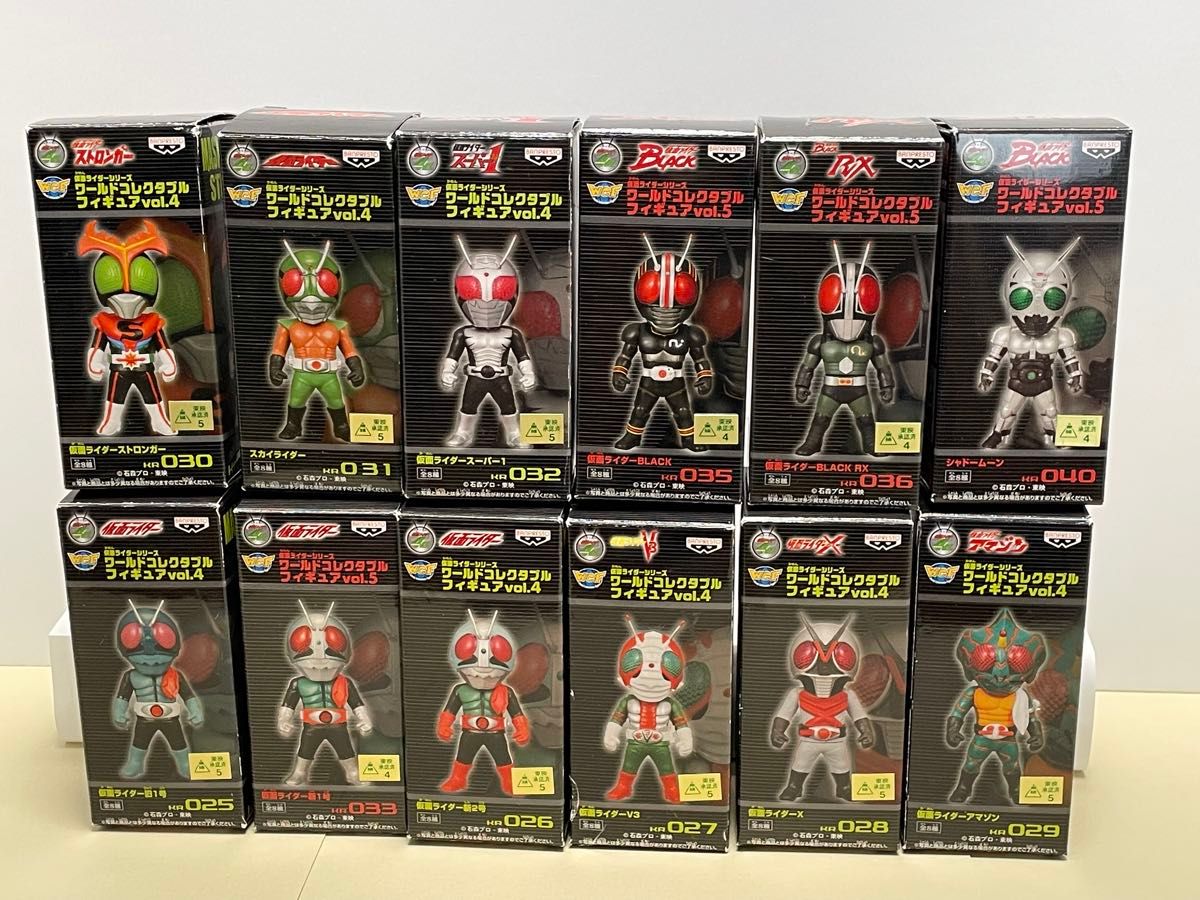 バンプレスト 仮面ライダー ワールドコレクタブルフィギュア 昭和