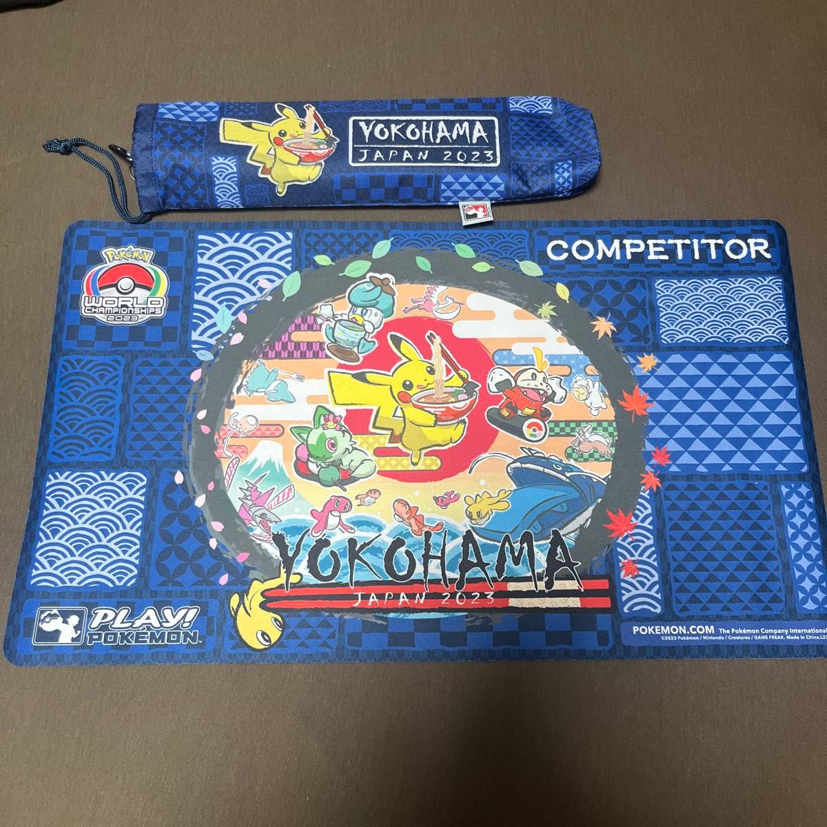 選手限定】WCS2023 プレイマット COMPETITOR 横浜 ポケモンカード