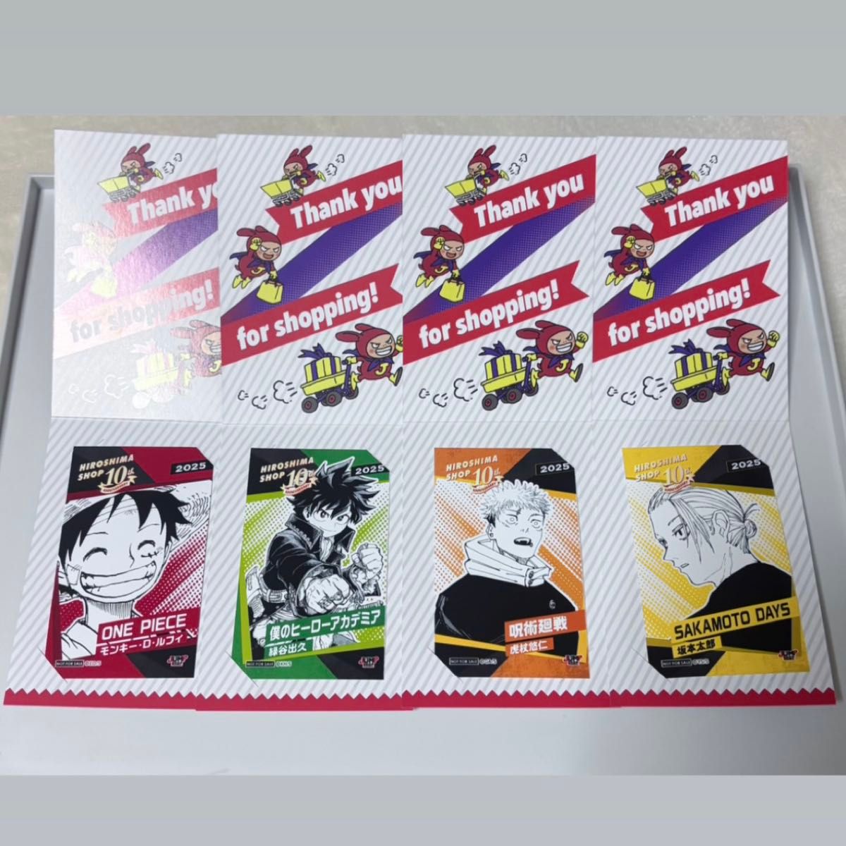 サカモトデイズ坂本太郎10枚ミニブロマイドジャンプショップ特典