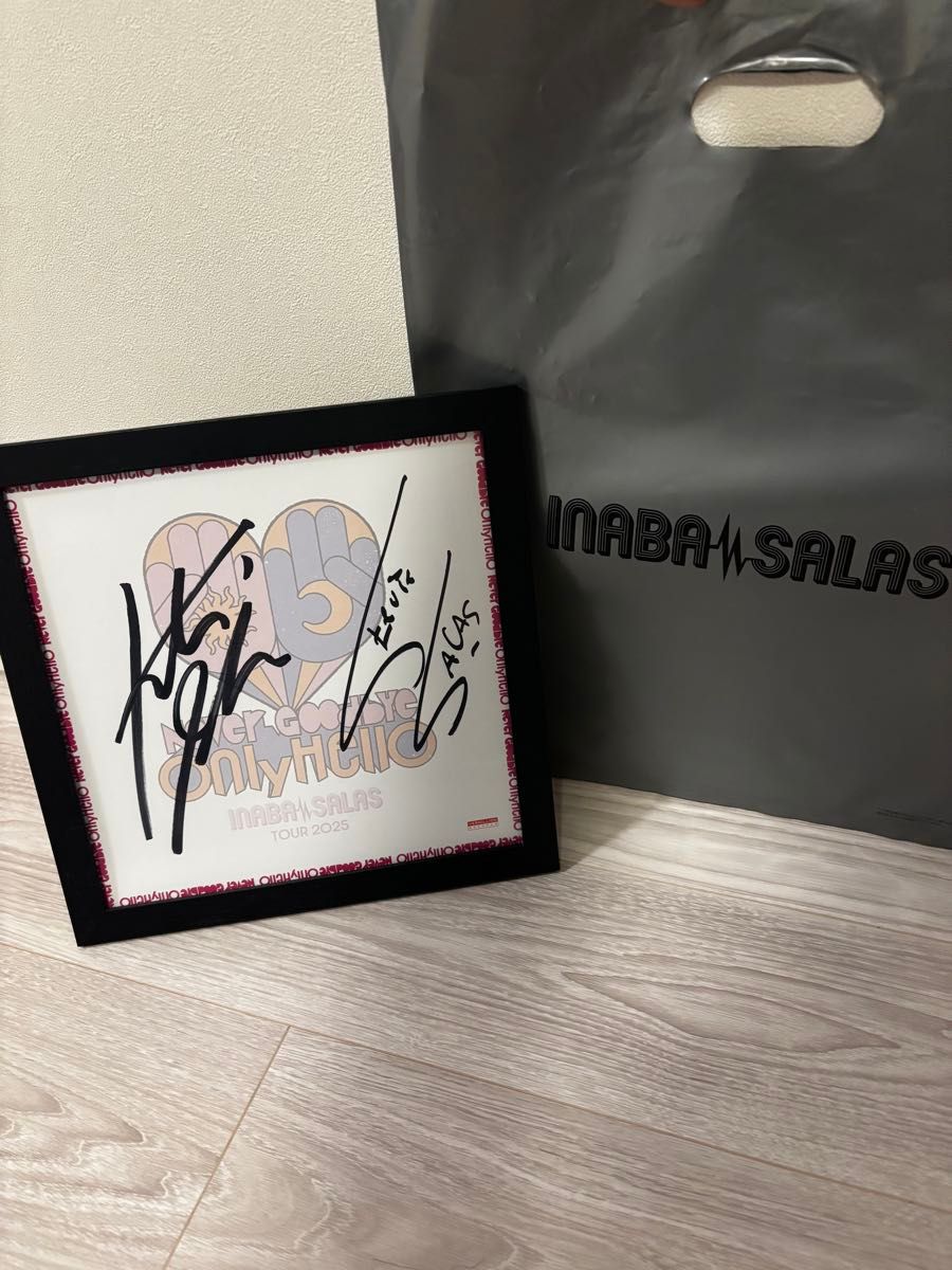 INABA/SALAS サイン色紙 会場限定 INABA/SALAS サイン色紙 会場限定