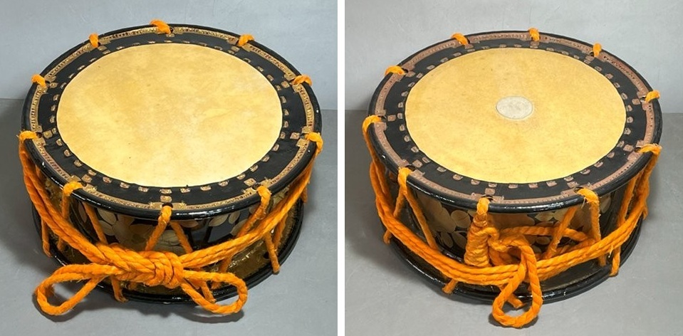 小鼓 締太鼓 鼓太鼓 金蒔絵 本革 能 歌舞伎 雅楽 和楽器 小鼓