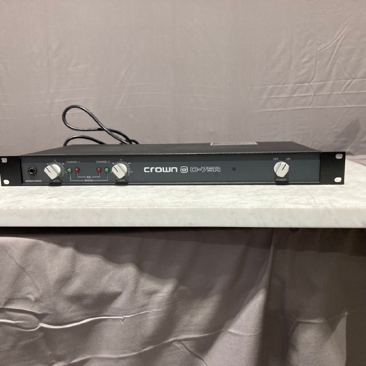 パワーアンプ crown D-75R AMCRON CROWN D-75 パワーアンプ | VIVID