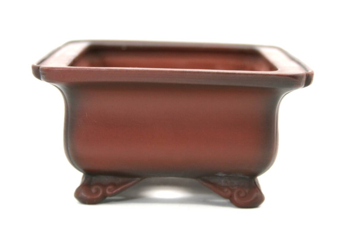 美芸 長方 青 盆栽鉢 美芸 長方 青 盆栽鉢 美芸