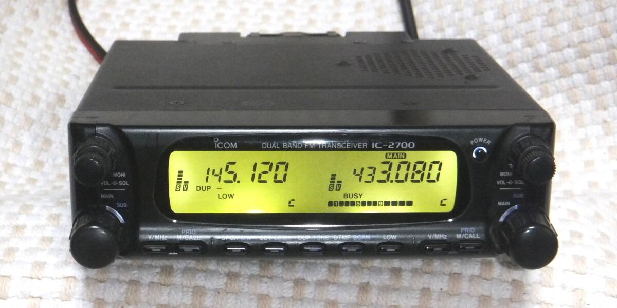 Yahoo!オークション - ICOM IC-2700 144/430MHz デュアルバンドFM（10W