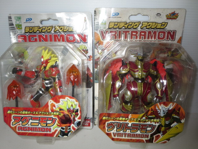 Yahoo!オークション - ランディングアクション アグニモン＆ヴリトラモ
