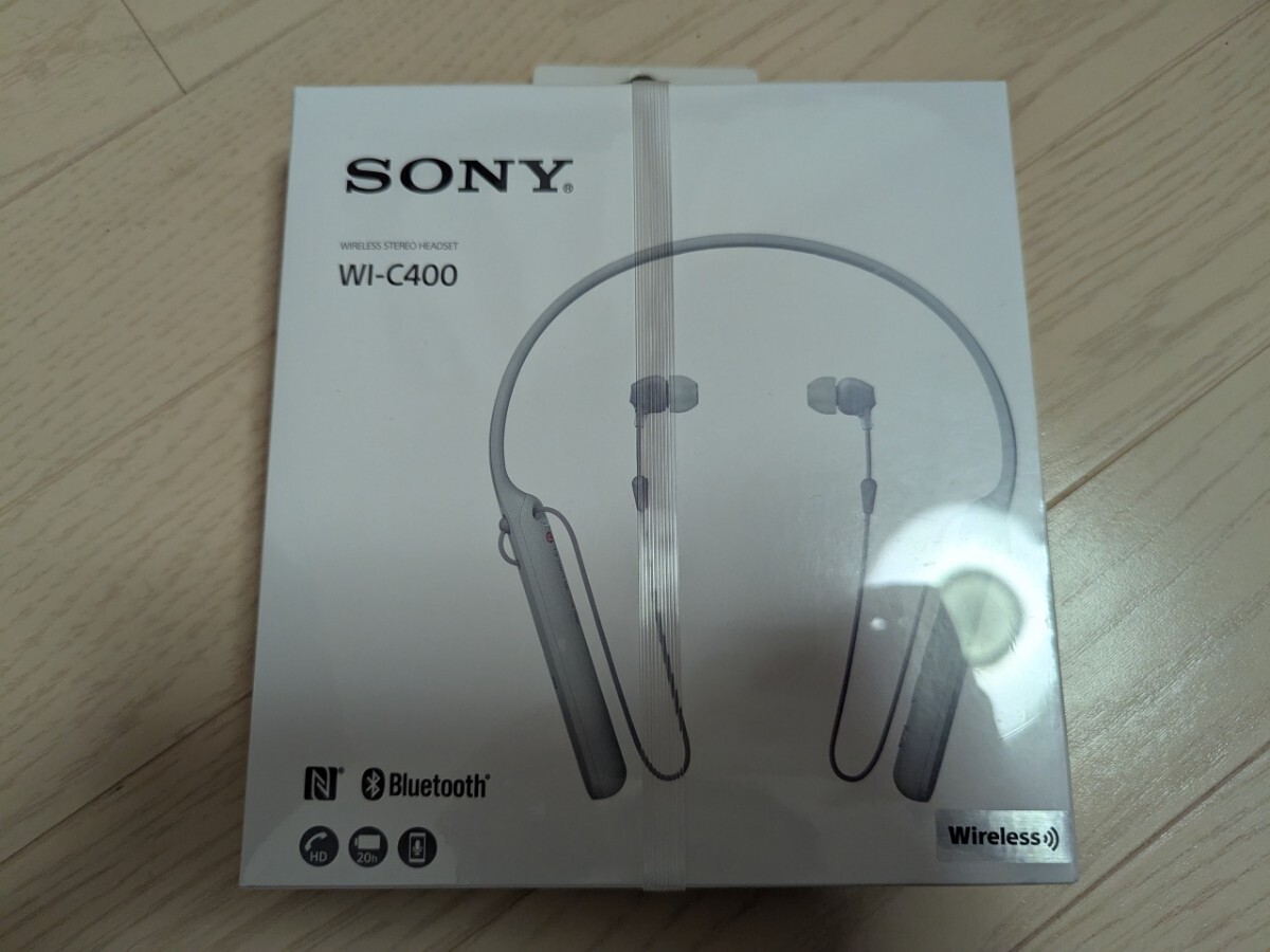 ソニー ワイヤレスステレオヘッドセット WI-C400 Bluetooth 未使用 未