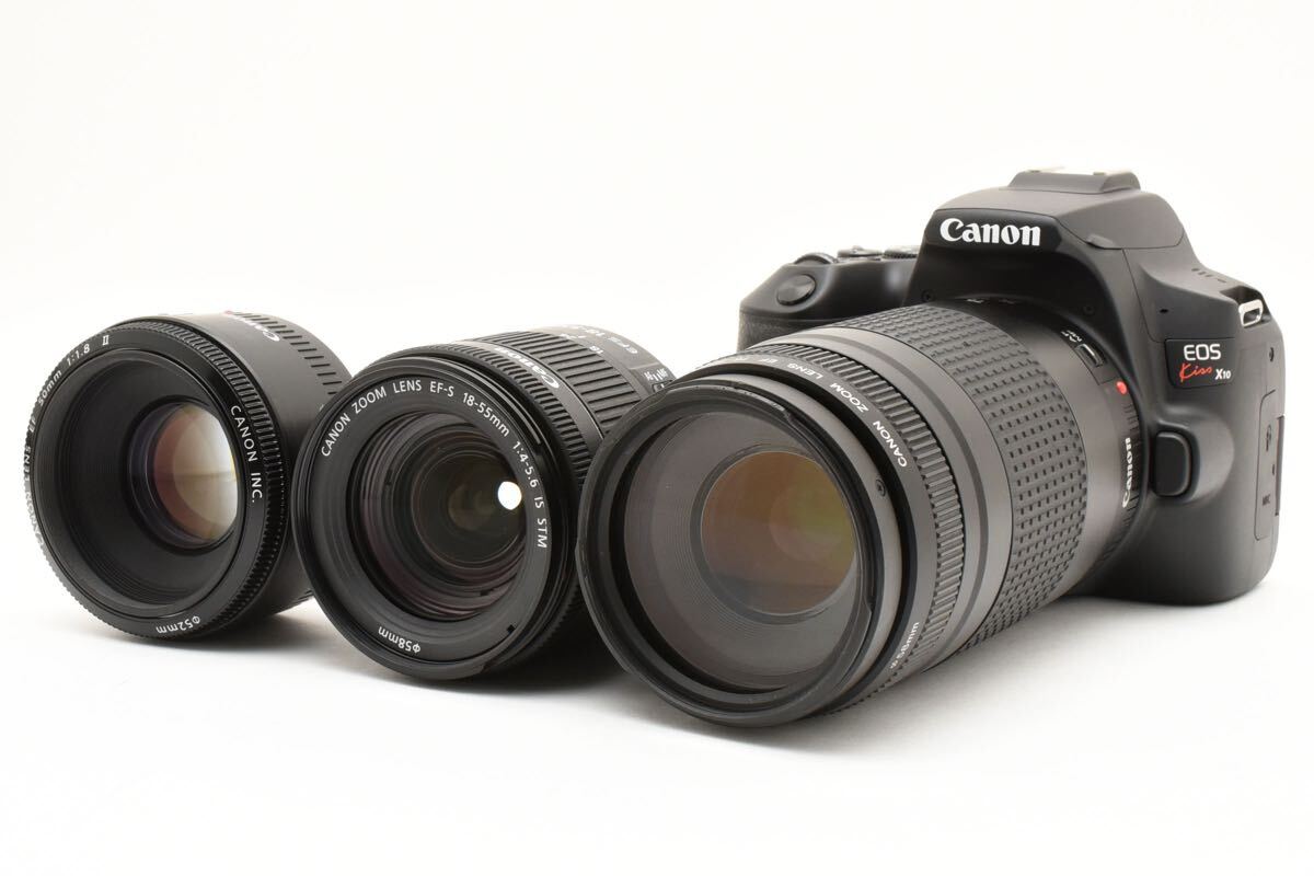 Canon EOS Kiss X10 + レンズ3本セット Canon EOS Kiss X10 レンズ3本
