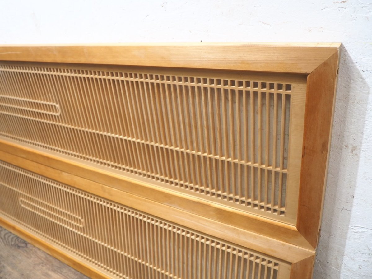 タV0172◇【H37，5cm×W170，5cm】×2枚◇両面ガラス入り◇