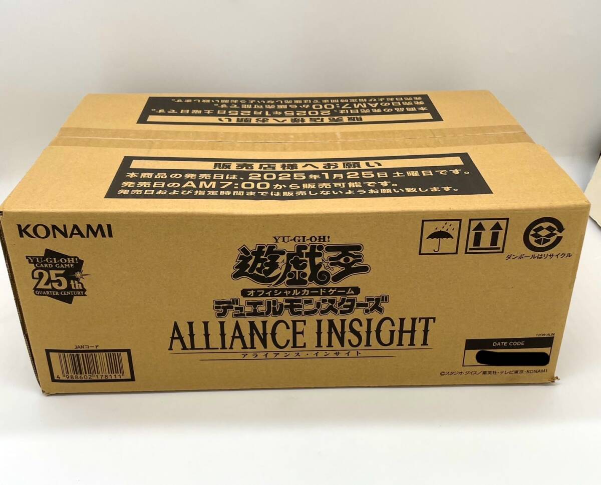 ALLIANCE INSIGHT 未開封 1カートン 遊戯王 ALLIANCE INSIGHT 1