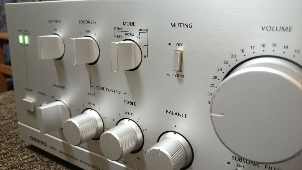 ONKYO Integra A-810『 オーバーホール実施 保証あり 』 オンキョー