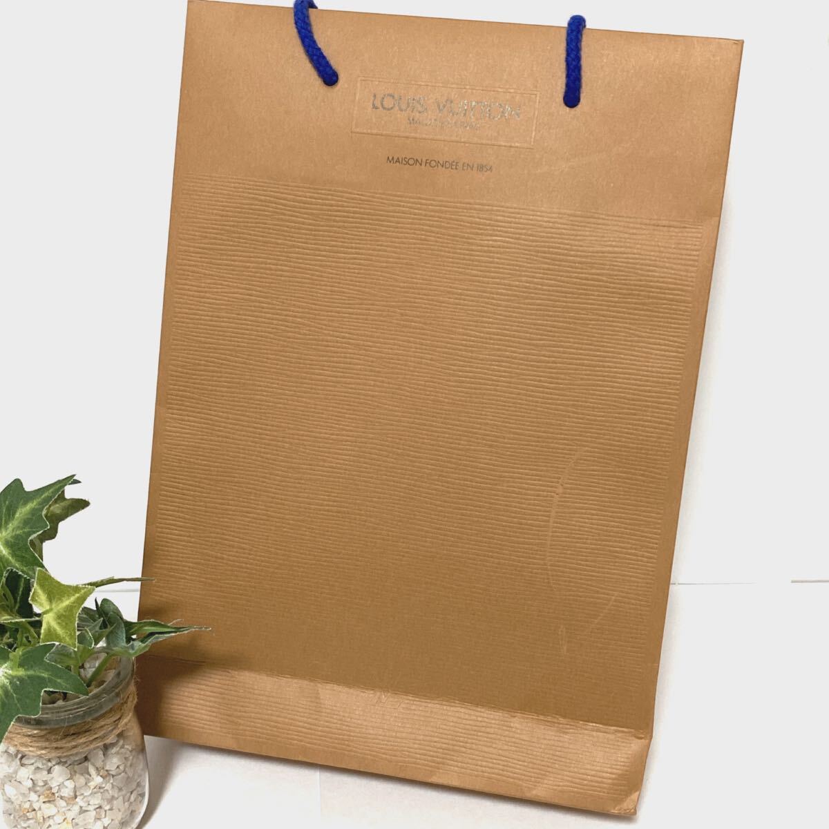 ルイヴィトン「LOUIS VUITTON」ショッパー2枚セット 旧旧型 (4899