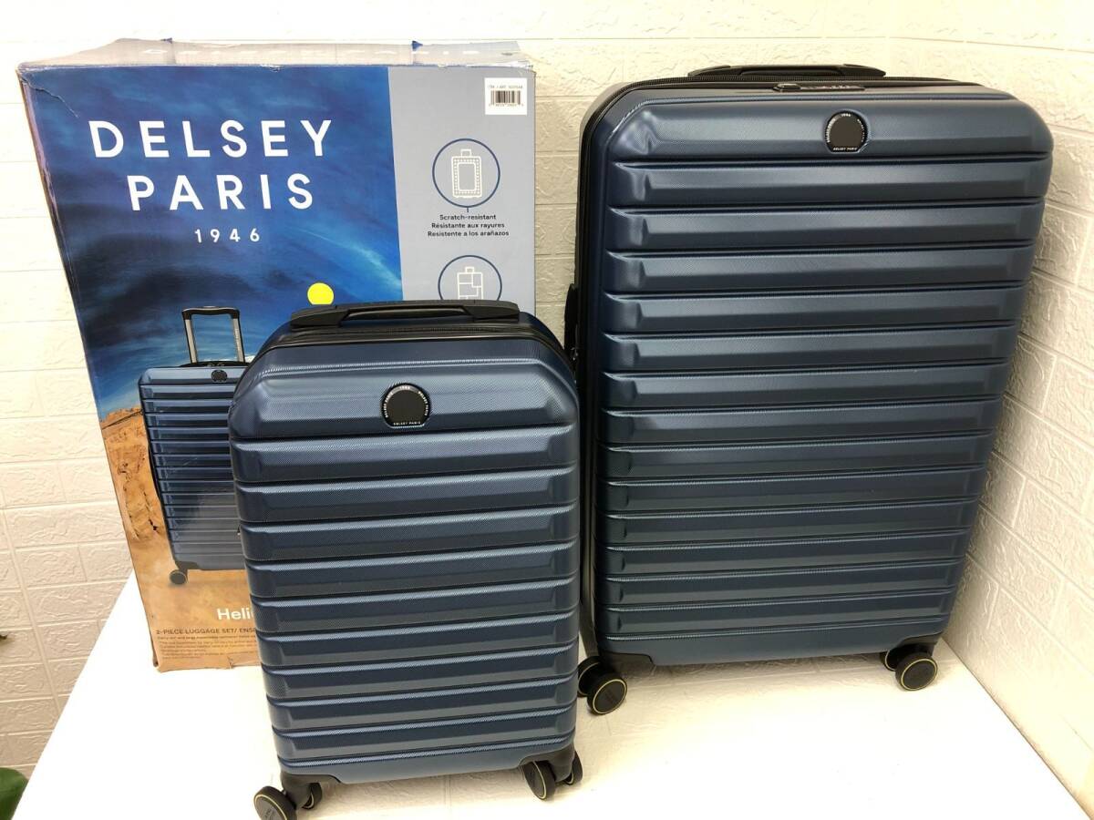 DELSEY デルセー ヘリウムエッジ 2個セット 36L-101L マリンブルー