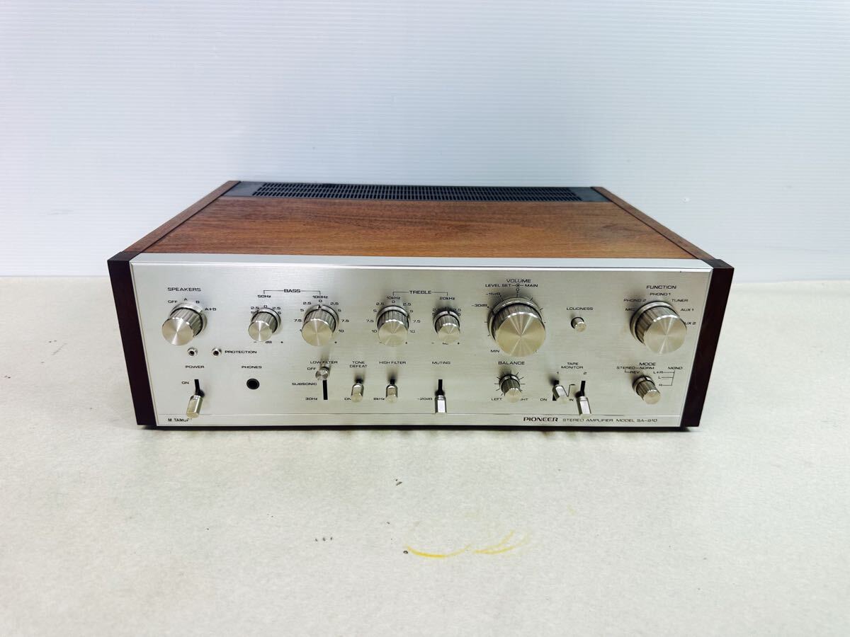 Pioneer SA-810 プリメインアンプ ヴィンテージ Pioneer パイオニア