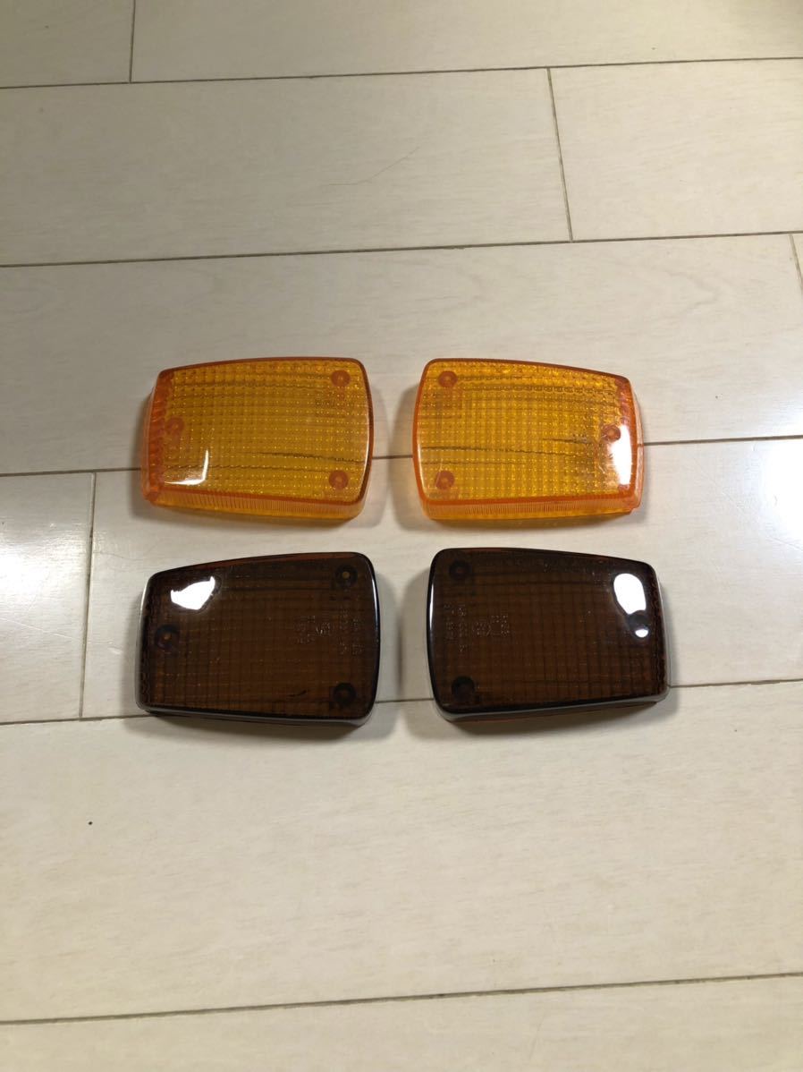 CBX400F CBX550F オレンジ スモーク ウインカーレンズ 純正タイプ
