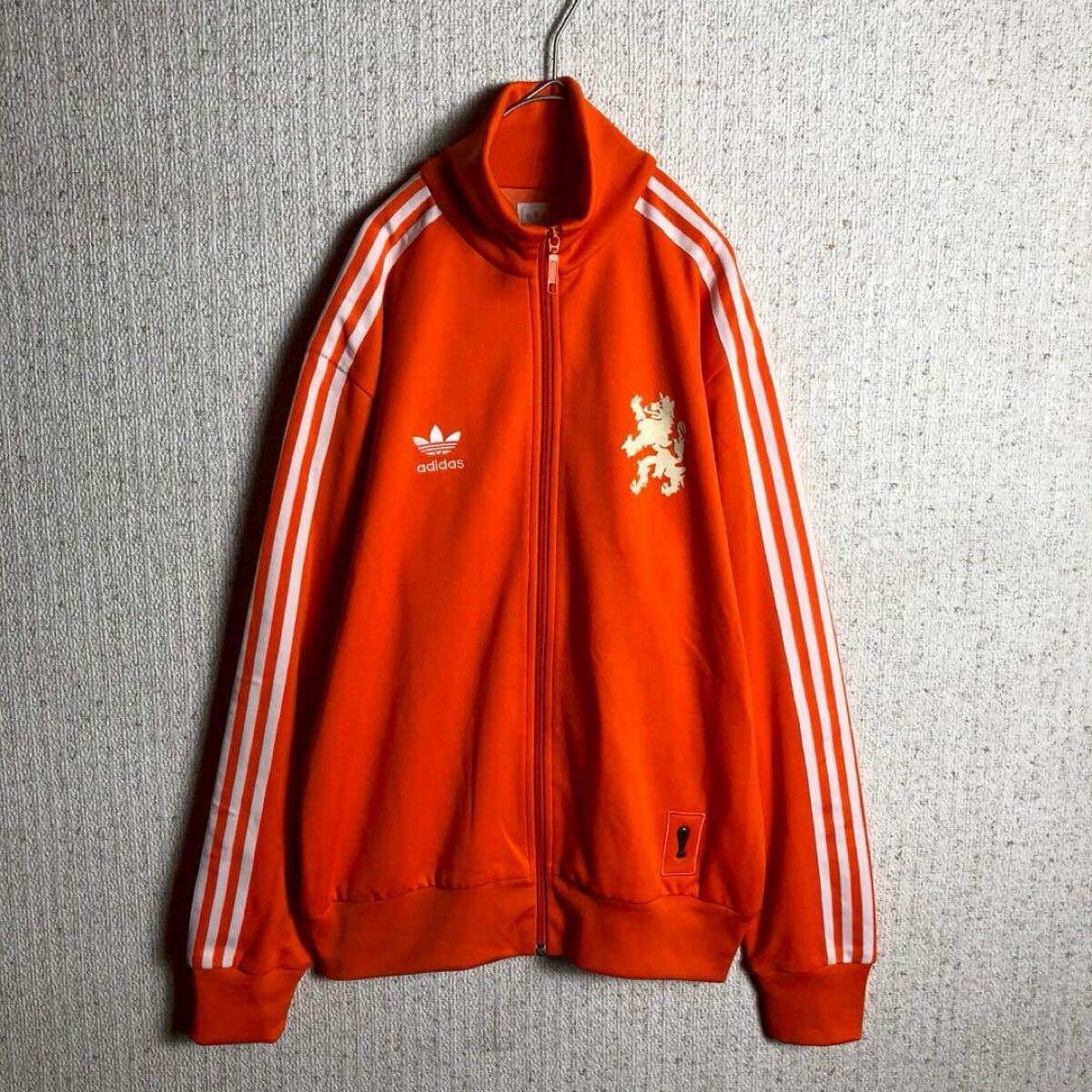 adidasオランダ代表 ジャージ 00s y2kオレンジ サッカー Lサイズ