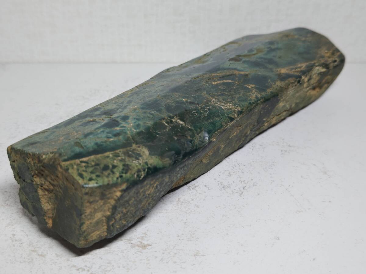 出雲石 1.3kg 碧玉 ジャスパー 瑪瑙 鑑賞石 原石 自然石 鉱石 鉱物 出雲石