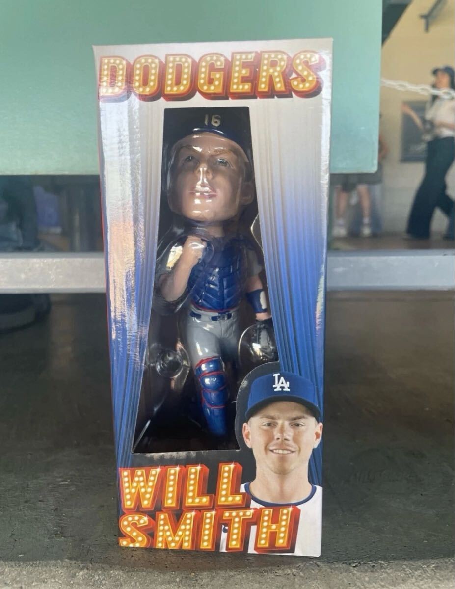 Yahoo!オークション - 5/21 球場配布品 ウィル・スミス ボブルヘッド M