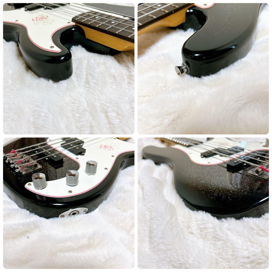 GYPSY ROSE ジプシーローズ 黒 ラメ プレシジョンベース女子｜Yahoo