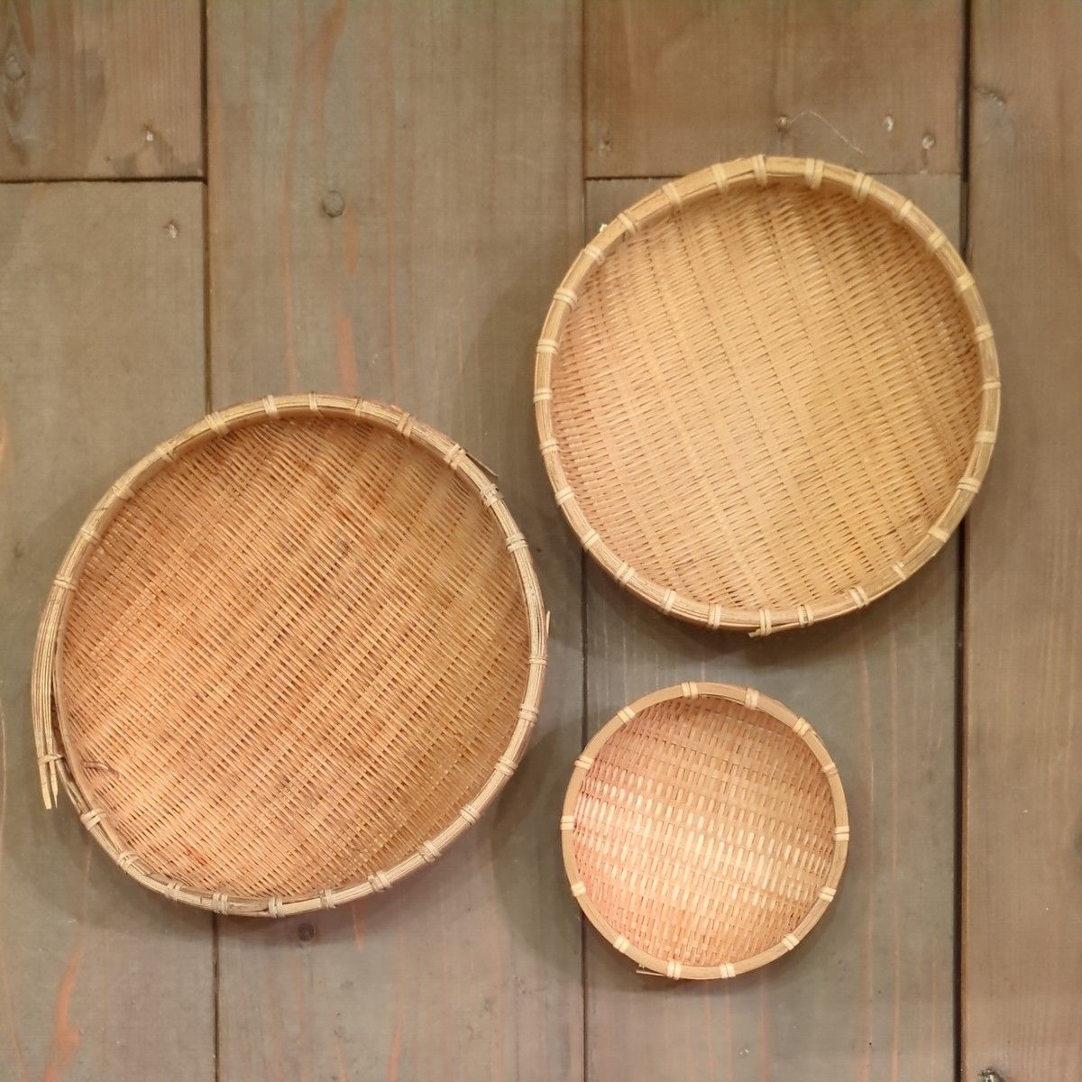 竹ざる 竹籠 ざる 竹細工 古民具 昭和レトロ 古道具 竹かご 古民家