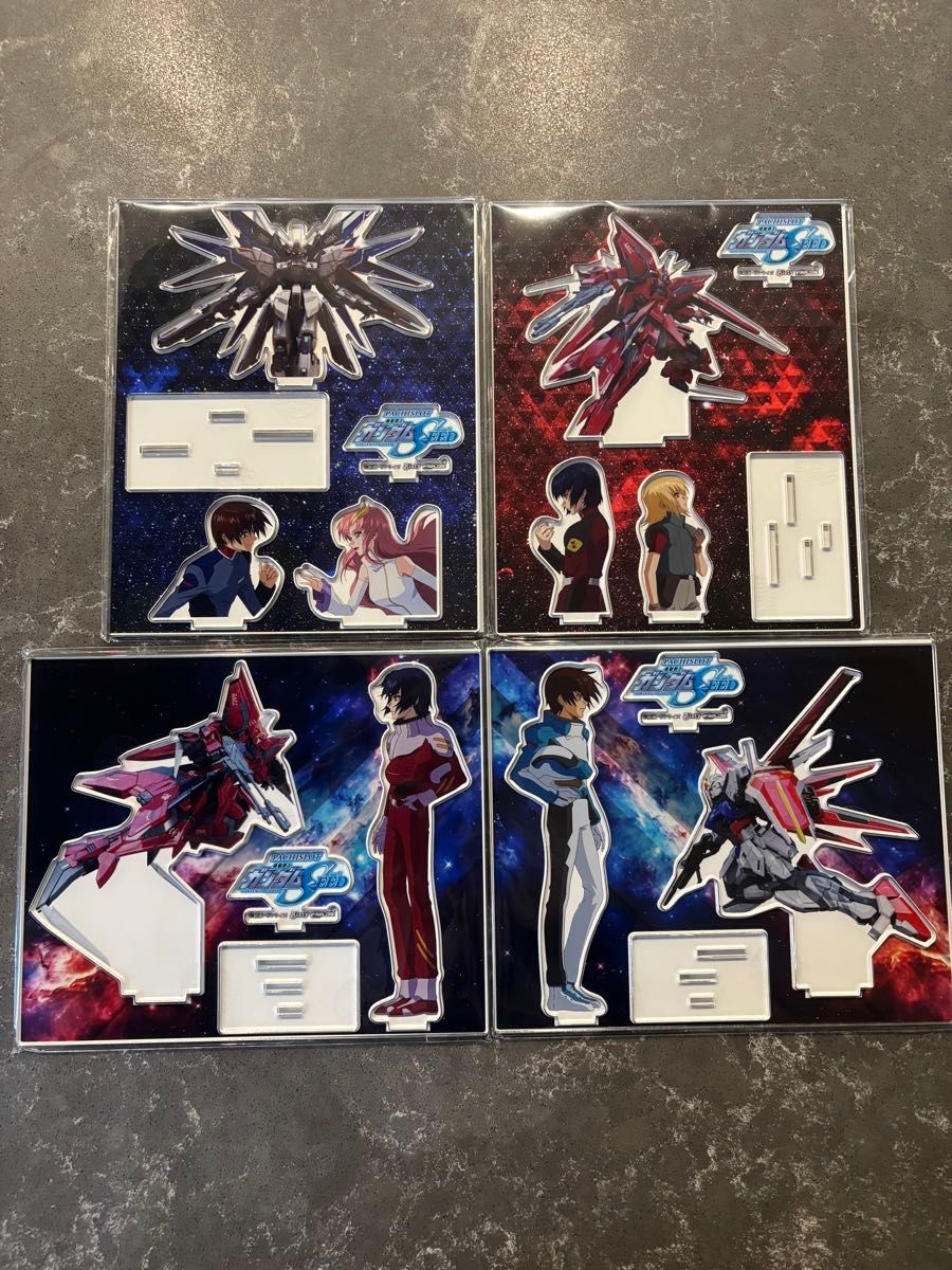 パチンコ 景品限定 機動戦士ガンダムSEED アクリルスタンド 3個セット